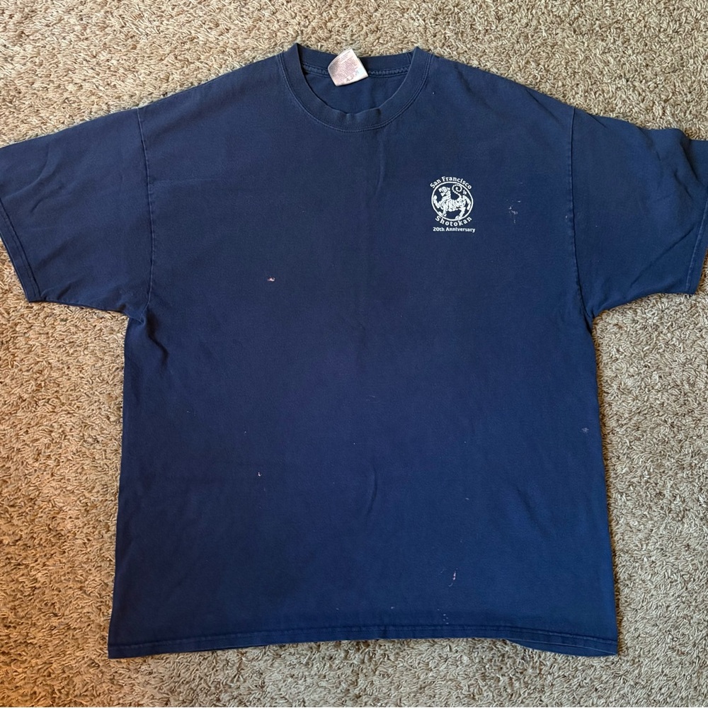 Vintage Shotokan Navy Graphic Tee